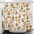thumbnail image 4 of Tchckioa 47x64 Inch Thanksgiving Shower Curtain for Bathroom Decor,Waterproof Hooks Bath Curtain, 4 of 6