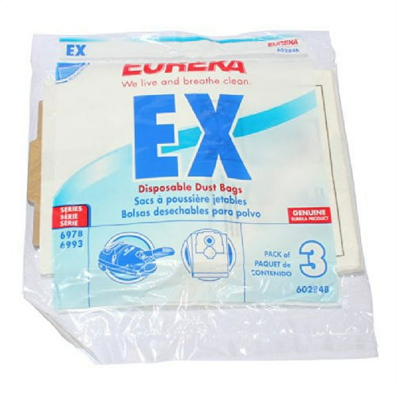 Compatible with Eureka EX Bag 3 Pack (PN 60284)