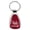 Burgundy, variant on Honda CR-Z Keychain & Keyring - Red Teardrop