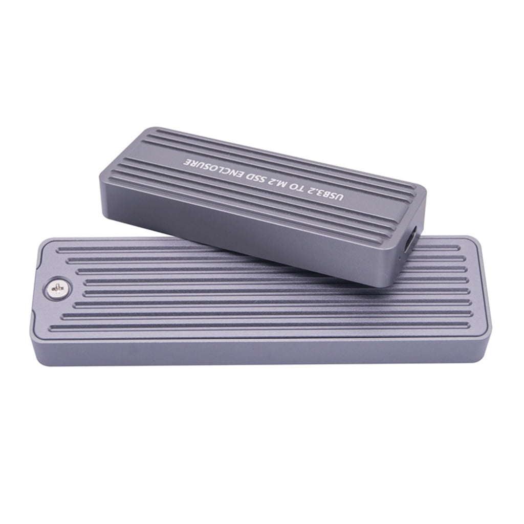 Zeiwohndc USB C M.2 SSD Enclosure For NVME And NGFF 2242 2280 SSDs, Aluminum Toolless