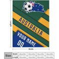 thumbnail image 2 of Custom Blanket for Bed Fans Gift Soccer City Winter Summer Fleece Throw Blankets Personalized Name & Number, 40"x50", 50"x60", 70"x80", 2 of 5