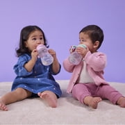 b.box Sippy Cup with Weighted Straw for Toddlers, Leakproof, 8oz - Pistachio