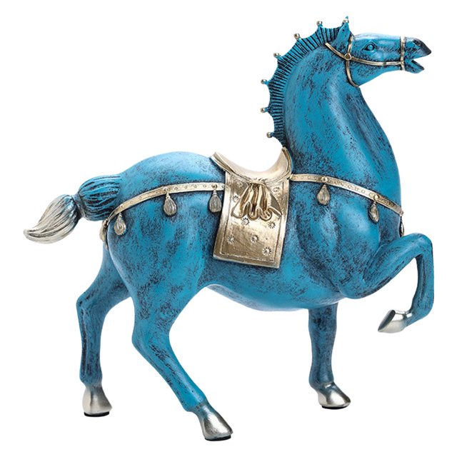 Estatuil de caballo de resina Estatua de resina coleccionable Estante de Para caminar Sunnimix Escultura de estatuilla de caballo