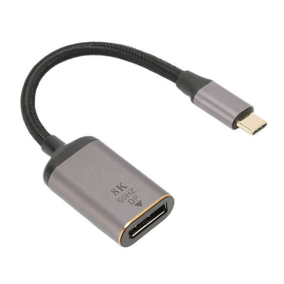 USB C Male To DP Female Adapter, USB C To DisplayPort Adapter Support DP 1.4 32.4Gbps Bandwidth For Office