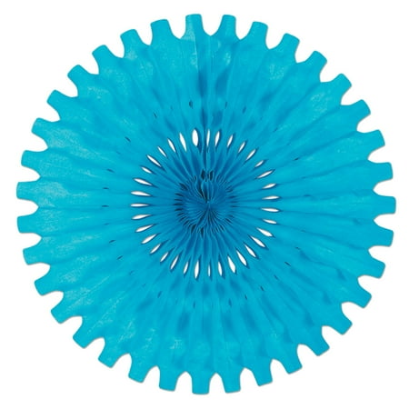 

Beistle Tissue Fan Turquoise (Case of 12)