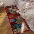 thumbnail image 4 of 2x6 FT Kitchen Runner Rugs Non Skid Washable, Faux Wool Rug Runners for Hallways Bathroom Carpet Runner, Soft Indoor Modern Floor Rug for Entryway Laundry Room, 4 of 11