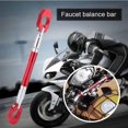 thumbnail image 4 of Anauto Attelle de Guidon de Moto Universelle Réglable 22mm Alliage d'Aluminium Renforcement Levier Barre Rouge, 4 of 4