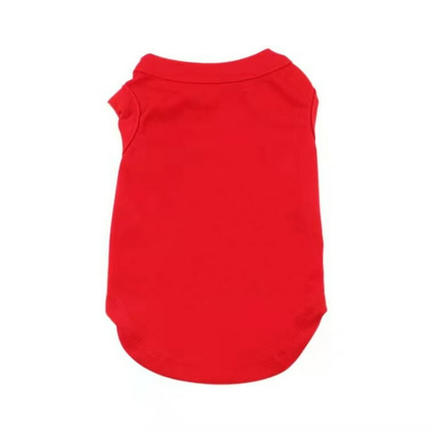 Chaleco para perro Chaleco para perro de color sólido Ropa de verano para perro mascota