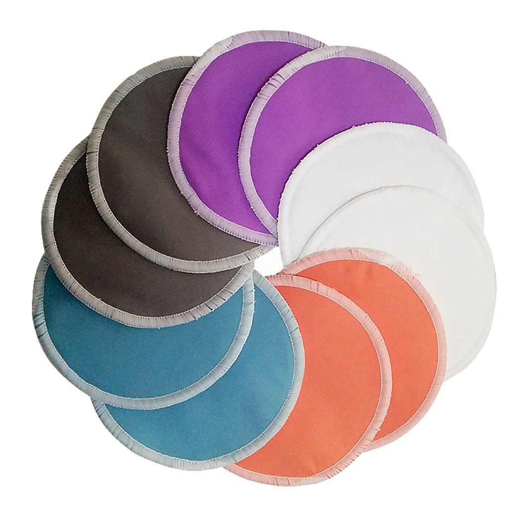Organic Bamboo Superfine Fiber Washable Reusable Nursing Pads for After Childbirth Mother