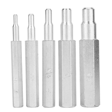 

5pcs Tube Expander Hardness Steel Wear-Resistant Sturdy High-Strength Manual Copper Pipe Expander Portable Lightweight Refrigeration Expanding Tool for Air Conditioner