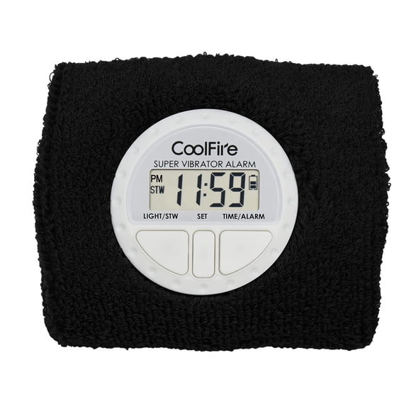 Pulsera despertador vibratoria Coolfire recargable negra