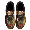 thumbnail image 2 of Farm Funny Cow Cattle ChriStas Shoes Sneakers Black Size 7, 2 of 7