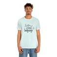 thumbnail image 5 of Coffee is My Love Language Unisex Jersey Short Sleeve All Sizes Tee, 5 of 10