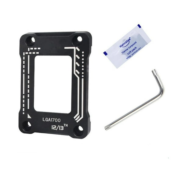 LGA1700 Socket CPU Frame Fixing Buckle Heavy Duty Contact Frames CPU Bending Correction Bracket Buckle With Hand black