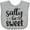 AC-Heather Grey, variant on Inktastic Salty but Sweet Boys or Girls Baby Bib