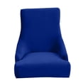 thumbnail image 4 of ORDDIART Chair Covers for Armchairs Blue Polyester Protector for Home Decoration 1Pack, 4 of 7