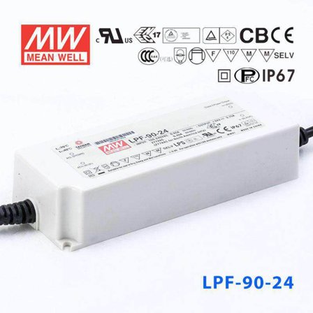 Mean Well LPF-90-24 Power Supply 90W 24V