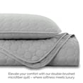 thumbnail image 4 of Juego de edredón Southshore Fine Living Grey Cal/King, 4 of 7