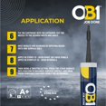 thumbnail image 6 of OB1 Black - Multi-Surface Construction Sealant & Adhesive Waterproof Silicone, 6 of 7