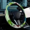 thumbnail image 6 of Football Car Wheel Covers Steering Wheel Cover 14.5 Inch Printing PVC Leather Auto Accessories, 6 of 6