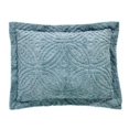 thumbnail image 1 of Better Trends SHWR2127BL Wedding Ring Collection Standard Sham, Blue, 1 of 3