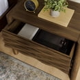 thumbnail image 4 of Emric Wave Nightstand in Walnut, 4 of 9