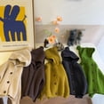 thumbnail image 1 of Baozhu Children Knitted Sweaters Cardigan Autumn Winter Cute Solid Color Single-breasted Hooded Coat Baby Cardigan Boys Girls Sweaters, 1 of 5