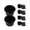 B, variant on TIELUTT Black Candle Holders for Taper Candles Metal Small Candle Holder Tea Lights Candle Insert Table 3” Candle Holder Small Glass Small Pillar Candle Holder Wall Candle Holder Metal Candle Holder S