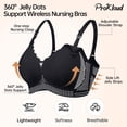 thumbnail image 3 of Sujetadores de lactancia ProKloud Seamless Supportive Maternity Black, 3 of 6