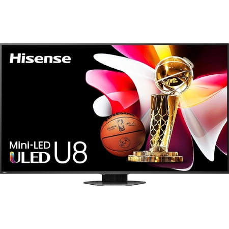 Restored Hisense 75-Inch Class U8 Series Mini-LED Pro+ ULED 4K UHD Google Smart TV (75U8N) - QLED Quantum Dot Color, Dolby Vision, Native 144Hz, Up to 3000-Nit, Full Array Local Dimming, Motion Rate 480 (Refurbished)