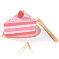 thumbnail image 6 of 8Pcs Cake Shaped Cookie Sweets Box Paper Gift Container Birthday Party Favors Dessert Chocolate Packaging Box, 6 of 7