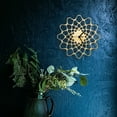 thumbnail image 6 of Ardeola - Embroidery Natural - 11.5-Inch Scandinavian Nordic Embroidery Natural Wall Clock, Silent Movement, 6 of 9