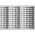 thumbnail image 1 of Ahgly Tapis Rectangulaire Lavable en Machine Intérieur Transitionnel Gris Platine, 7 Pieds x 9 Pieds, 1 of 7