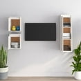 thumbnail image 6 of vidaXL 3x Solid Wood Pine TV Cabinets Storage HiFi TV Stand Unit Multi Colors, 6 of 51