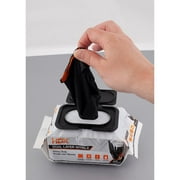 HDX by Heavy Duty Pop-N-Go Unisex Disposable Nitrile Gloves, Black, 40 Pack