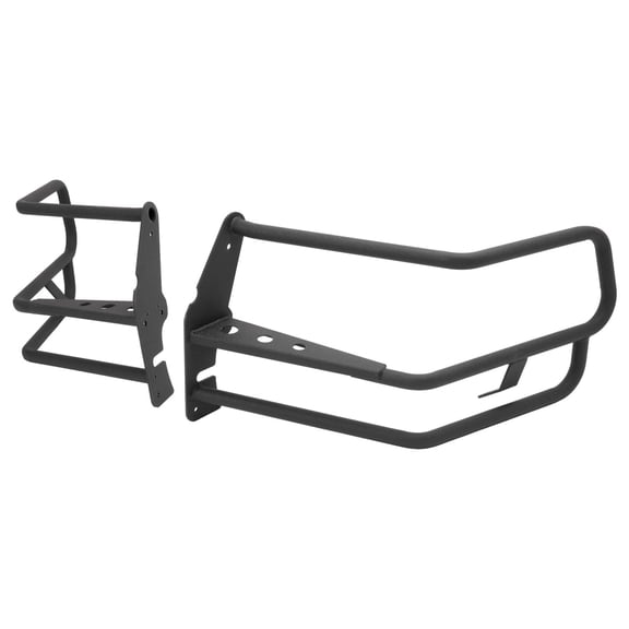 Suitable for Brush Guard Compatible with 2003-2011 Ford Crown Victoria Bumper Grille Grill Guard Bull Bar Steel Powder Coated Black LH RH