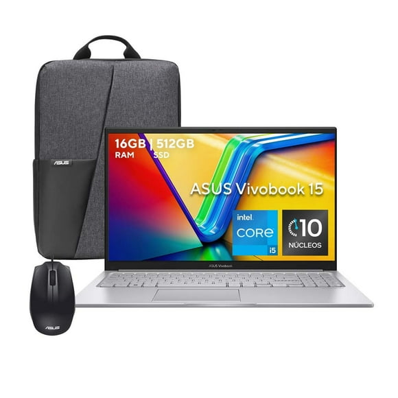 Laptop Asus Vivobook X1504VA-NJ2530W Intel Core i5-1334U 16GB 512GB