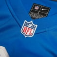 thumbnail image 4 of Men's Nike Rock Ya-Sin  Blue Detroit Lions Team Game Jersey, 4 of 6
