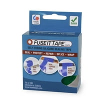 FuseIt Tape Self-Fusing Silicone Tape 1" x 10' x 30mil (Green)