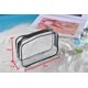 thumbnail image 5 of Bolsa de mano transparente de 3 piezas, bolsa de almacenamiento de maquillaje transparente, impermeable, con cremallera, accesorio de viaje de moda transparente, 5 of 5