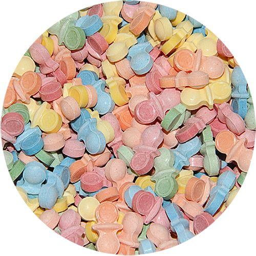 Oh Baby Pacifier Shaped Pressed Candy 3 LB Bulk Bag