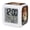Brown, Cream, Charcoal, variant on Bakery Chefs Vintage Digital Alarm Clock for Bedrooms,Smart LED Alarm Clock with 7 Color Changing Night Light,Farmhosue Kitchen Black White Plaid Silent Wake Up Clocks for Sleep Study 3.2"x3.2"