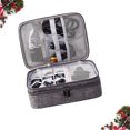 thumbnail image 4 of Monyance 3 layers electronics carrying case Cable Organizer Bag 3 Layers Travel Storage Bag Electronic Accessories Handbag(11.02X8.27X3.54Inches), 4 of 10