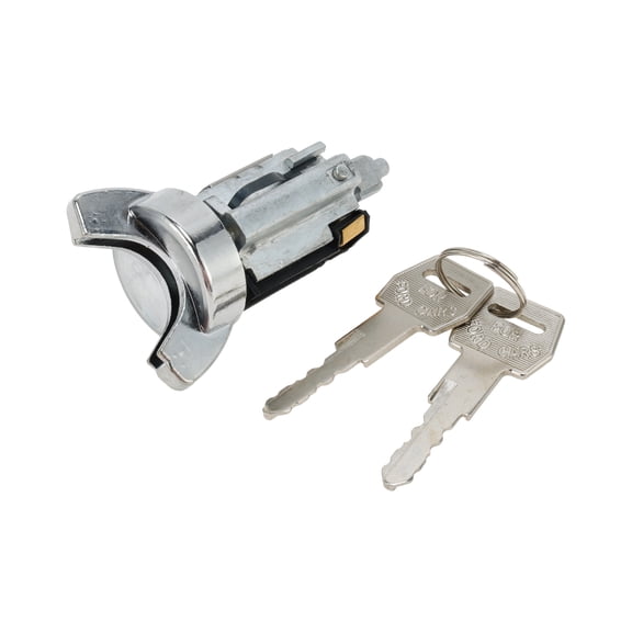 Unique Bargains No.E5TZ11582A/E4TZ11582B Ignition Lock Cylinder for Ford F150 1985-1991 Ignition Switch Cylinder Lock 1 Pc Ignition Lock Cylinder 2 Pcs Keys 1 Set