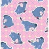Disney Fleece, Eeyore So Blue, Pink, 59/