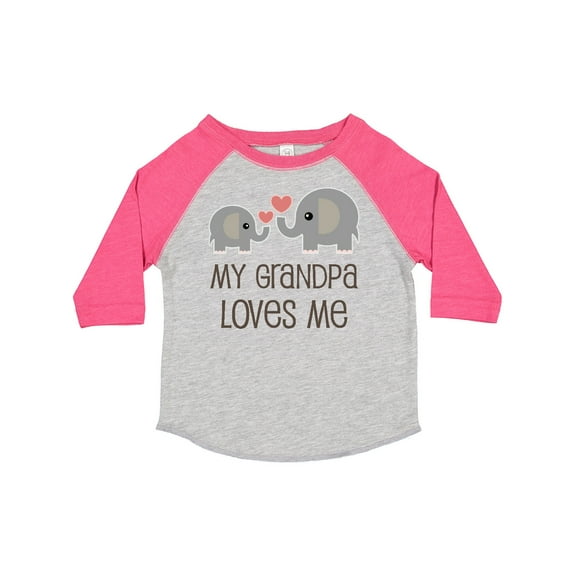 Inktastic My Grandpa Loves Me Boys or Girls Toddler T-Shirt