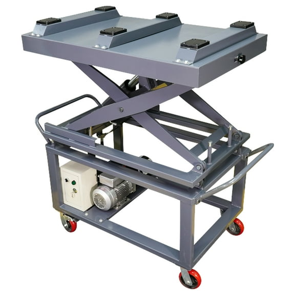 New Energy EV Battery Pack Lifting Platform Vehicle Scissor Lift 1 Ton 220V