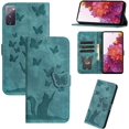 thumbnail image 1 of XUCP-Flip Case for Samsung Galaxy S20 FE 5G 6.5 Inch, Premium PU Magnetic Leather Flip Stand Wallet Cover with Kickstand Card Slot Shockproof Protection for Samsung Galaxy S20 FE 5G Case\u2013Green, 1 of 4