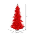 thumbnail image 2 of Vickerman 9' Red Fir Artificial Christmas Tree, Red Dura-lit LED Lights, 2 of 2