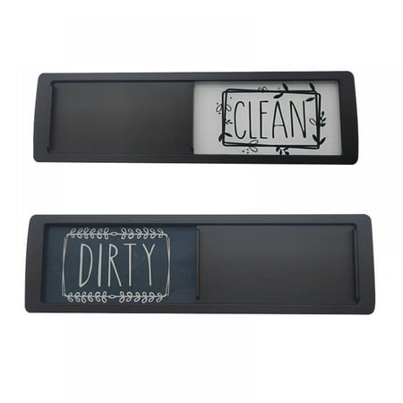 

Clean Dirty Sign Indicator for Dishwasher Non-Scratch Easy To Read And Strong Slide For Changing Signs Sleek And Convenient Design Heavy Duty Magnet with Stickers